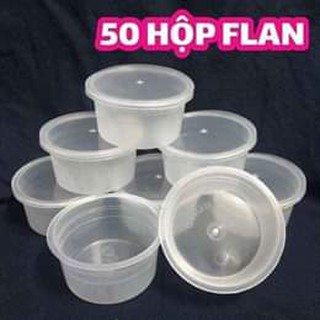 50 hũ làm bánh flan ( size nhỏ CAO: 3cm,  RỘNG : 6cm)
