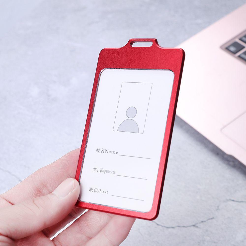 Túi Đựng Thẻ ID/Thẻ ID Bằng Hợp Kim Nhôm 5 Màu Sắc Dành Cho Học Sinh Nhân Viên Văn Phòng MIHAN1