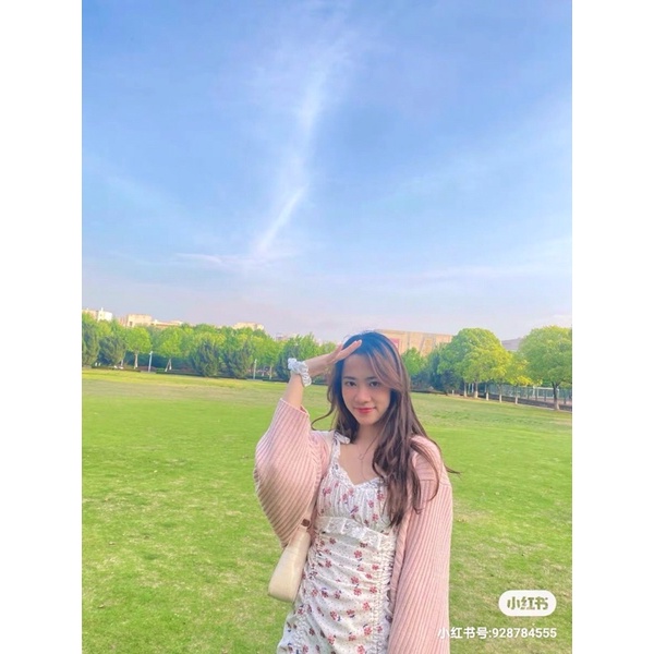 Áo khoác len tay dài croptop Same hot trend style Hàn Quốc