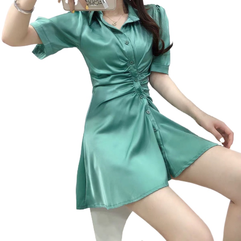 Đầm Chữ A Dáng Ôm Thời Trang Mùa Hè Hàn Quốc Dành Cho Nữ