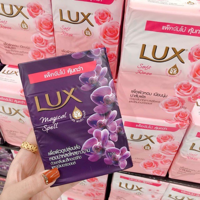 (COMBO 4 SOAP) Xà Phòng Tắm Lux Dưỡng Trắng Mịn Da Thái Lan 75g, 110g | BigBuy360 - bigbuy360.vn