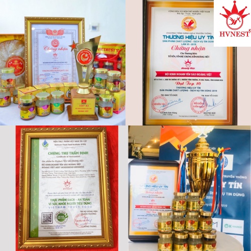 Tặng thìa ăn yến Tổ Yến Chưng Sẵn Hoàng Việt 9 Vị, 30% Tổ Yến Tươi KHÔNG CHẤT BẢO QUẢN,