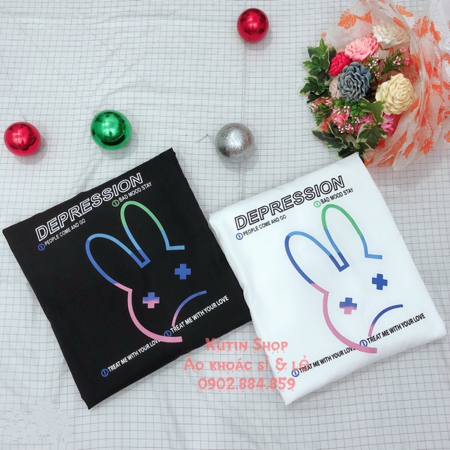 Áo khoác dù nam nữ in thỏ form rộng có size lớn | BigBuy360 - bigbuy360.vn