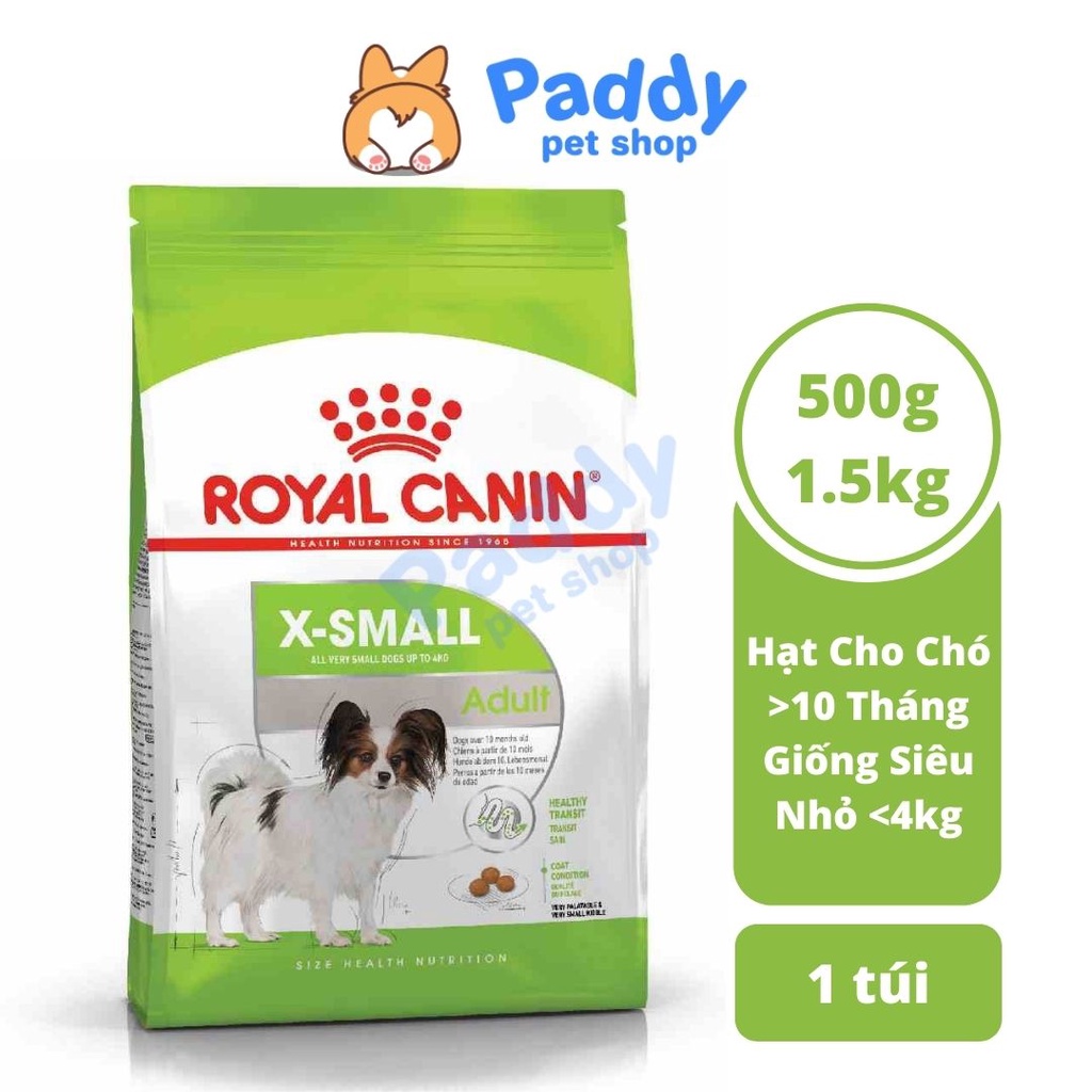 Hạt Royal Canin X-Small Adult Cho Chó Trưởng Thành Giống Siêu Nhỏ