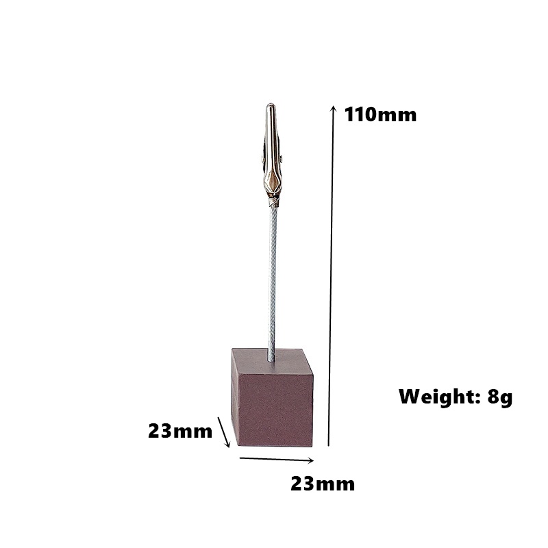 1 Kẹp Ảnh/Hình Ảnh/Hình Ảnh Bằng Gỗ Mini Để Bàn Màu Sắc Retro C6891