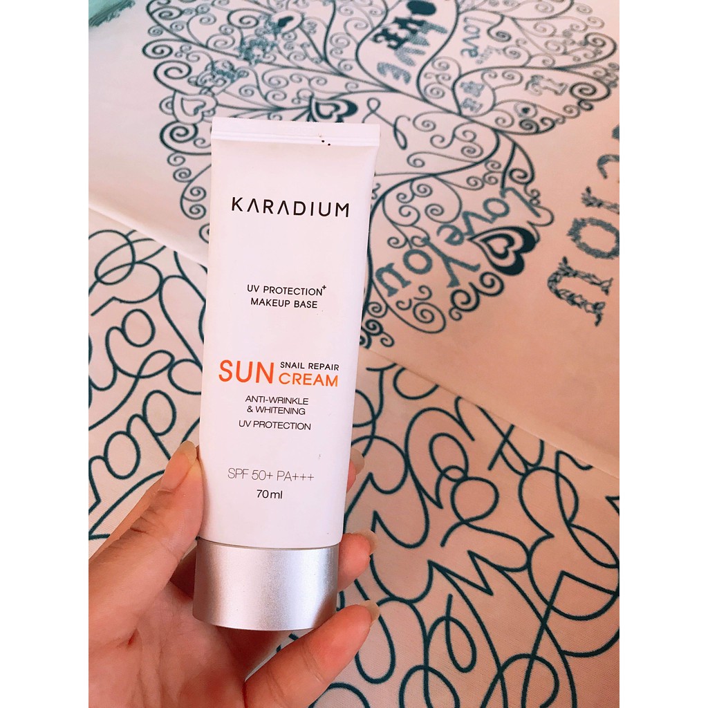 Kem Chống Nắng Karadium Snail Repair Sun Cream SPF 50+ pa+++