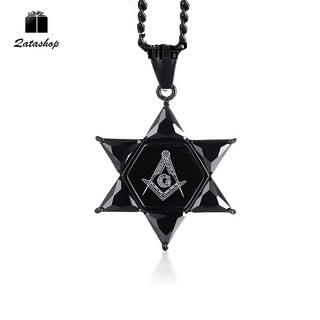 DÂY CHUYỀN NGÔI SAO 6 CÁNH DAVID BẰNG ĐÁ CUBIC ZIRCONIA