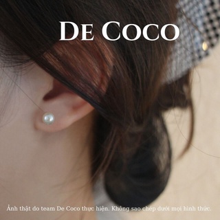 Khuyên tai ngọc trai nhân tạo Basic Pearl De Coco decoco.accessories