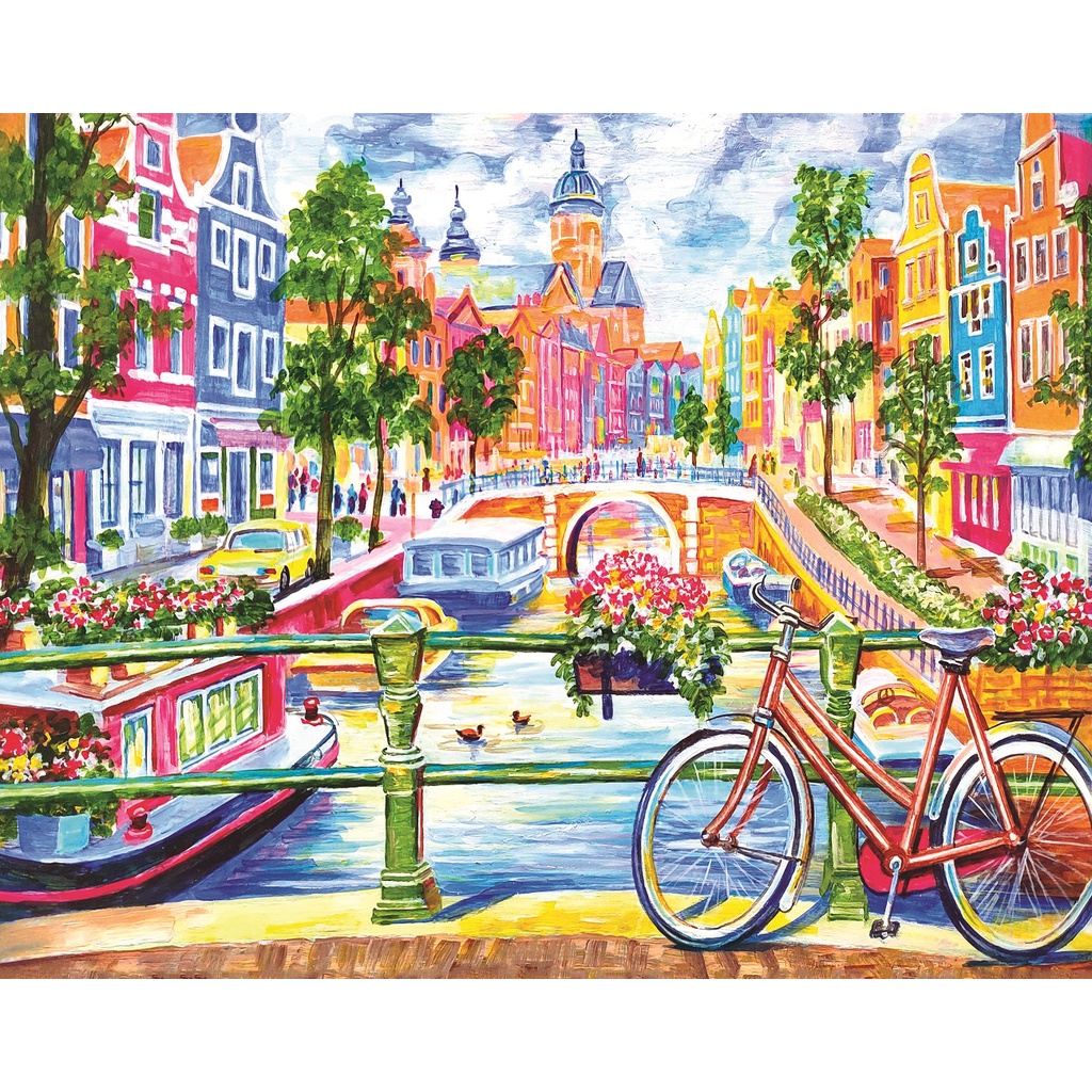 Bộ Tranh Xếp Hình Cao Cấp Minh Châu 500 Mảnh Ghép – Nơi Ta Đã Hẹn (Kích Thước 40x50cm)