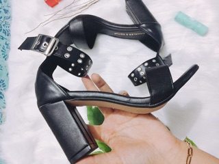 Sandal đế vuông khoá cổ siêu chất