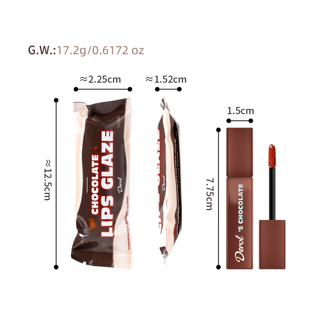 [Hàng mới về] Son Kem Lì Derol 6 Màu Tùy Chọn