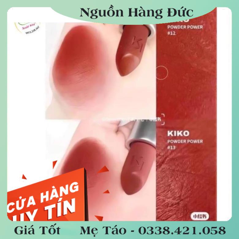 [auth] Son lì Kiko Powder Power Lipstick -Nội địa Đức Đủ Bill [Hot]