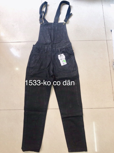 Quần yếm jean ôm body co dãn - quần yếm bò ôm body co dãn | BigBuy360 - bigbuy360.vn