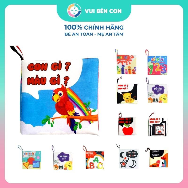 Sách Vải Pipo Kích Thích Phát Triển Nhận Thức - Giáo Dục Sớm Cho Trẻ Từ 0 Tháng Tuổi