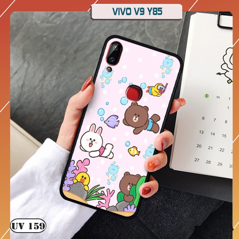 Ốp lưng nhám Vivo V9/ Y85 - in hình