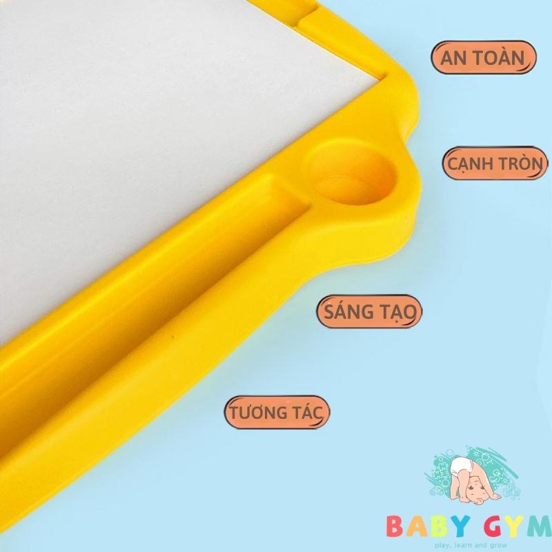 Bàn vẽ thông minh cho bé, Bàn vẽ có đèn chiếu sáng cho bé học vẽ, có nhạc, tặng kèm pin - BABYGYM