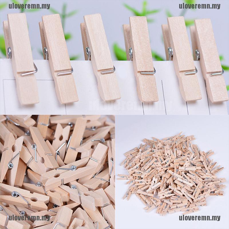 Kẹp Gỗ Treo Ảnh / Quần Áo Kích Thước 50x25mm