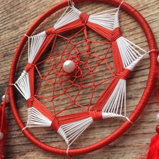 Dreamcatcher 2 tầng - Màu đỏ