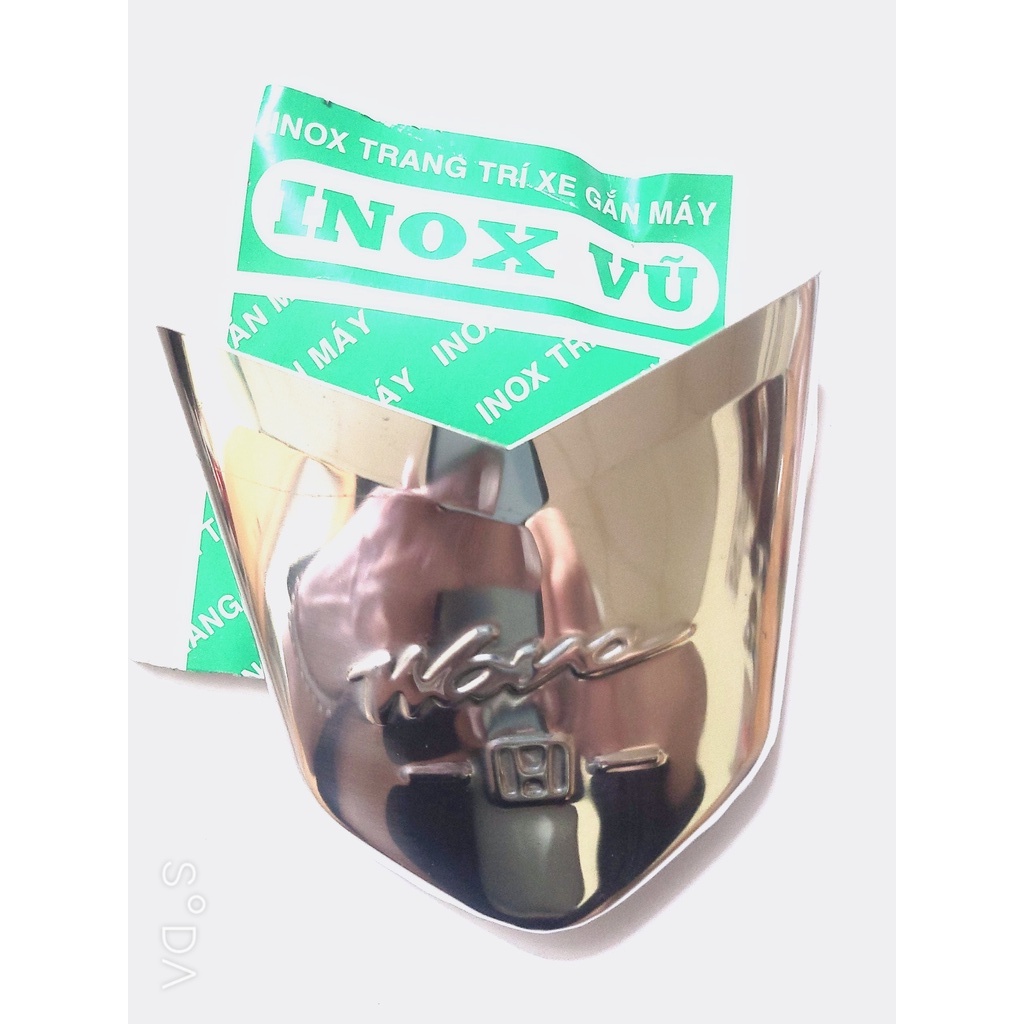 Combo Ốp dè INOX xe WAVE RS 110 sản xuát năm 2011 đến 2016 + 1 tem logo Titan HONDDA  giá 1 cặp tại xưởng INOX Vũ