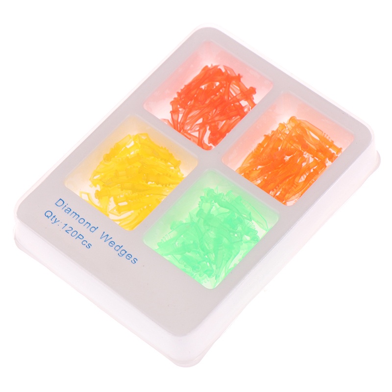 [Hàng mới về] Set 120 miếng chêm răng 4 kích cỡ chất lượng cao dành cho nha khoa