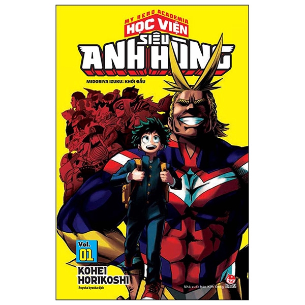 Sách - My Hero Academia - Học Viện Siêu Anh Hùng Tập 1: Midoriya Izuku: Khởi Đầu (Tái Bản 2019) | BigBuy360 - bigbuy360.vn