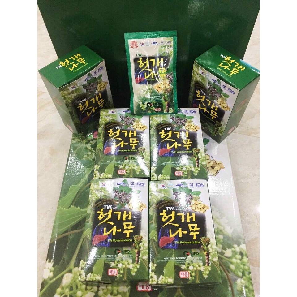 Nước bổ mát gan giải rượu trung ương TW - 365 thanh lọc cơ thể giải độc bảo vệ gan hộp 30 gói 70ml