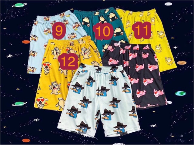 Quần Short Cartoon Siêu Dễ Thương