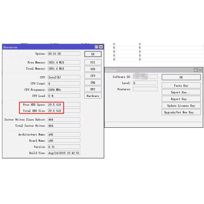 Ổ đĩa bản quyền Mikrotik LV6