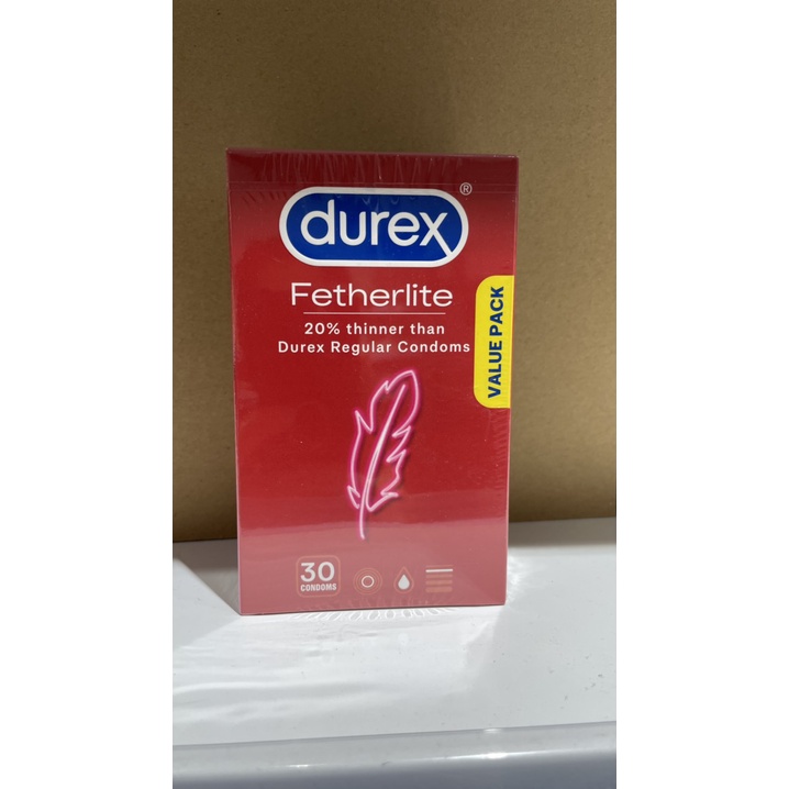 UK - Bao cao su siêu mỏng Durex Fetherlite - 30 chiếc