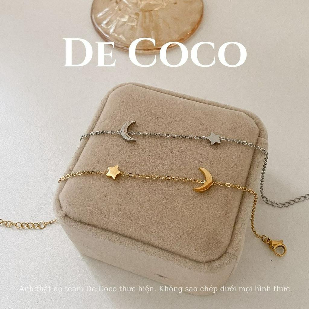 Bộ phụ kiện vòng cổ, vòng tay DECOCO ACC Nightfall hình trăng sao