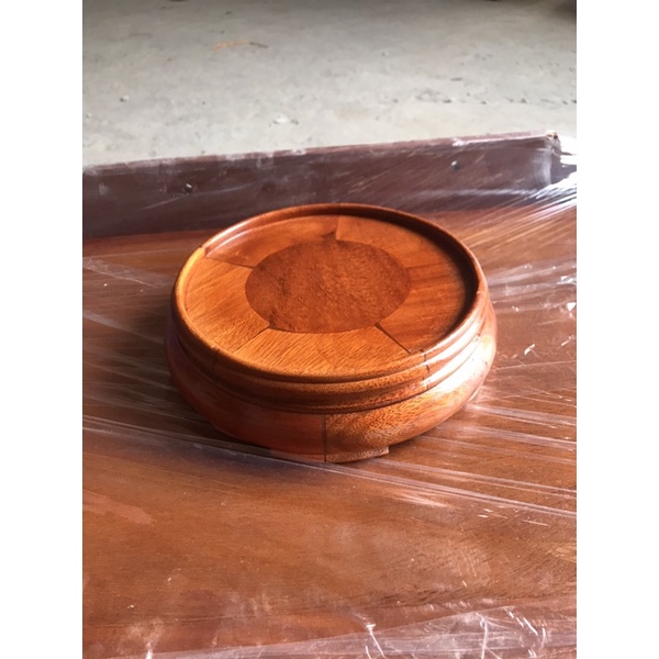 Kỉ tròn - đế tròn - Đế kê bát hương cho ban thờ thần tài, khám thần tài