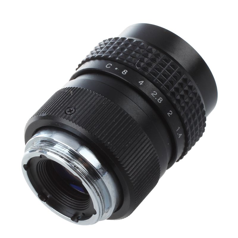 Ống Kính CCTV Màu Đen 25mm F1.4