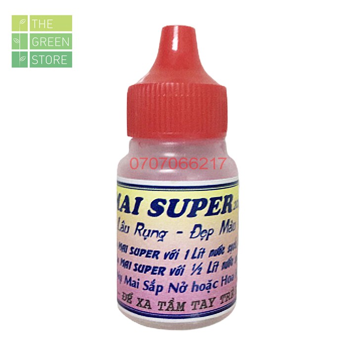 Chất dưỡng hoa Mai Super (10ml) giữ hoa nở lâu tàn, màu sắc tươi sáng cho mai vàng, hoa hồng, phong lan, hoa kiểng