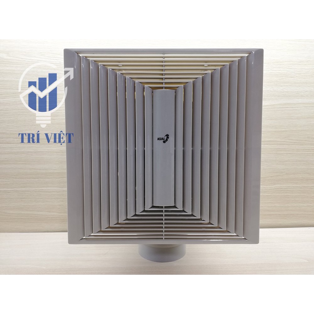 Quạt Hút Thông Gió Âm Trần ASIA V04001 45W - Quạt hút mùi bếp - Hút mùi nhà về sinh có đi ống bạc đi kèm phi 100