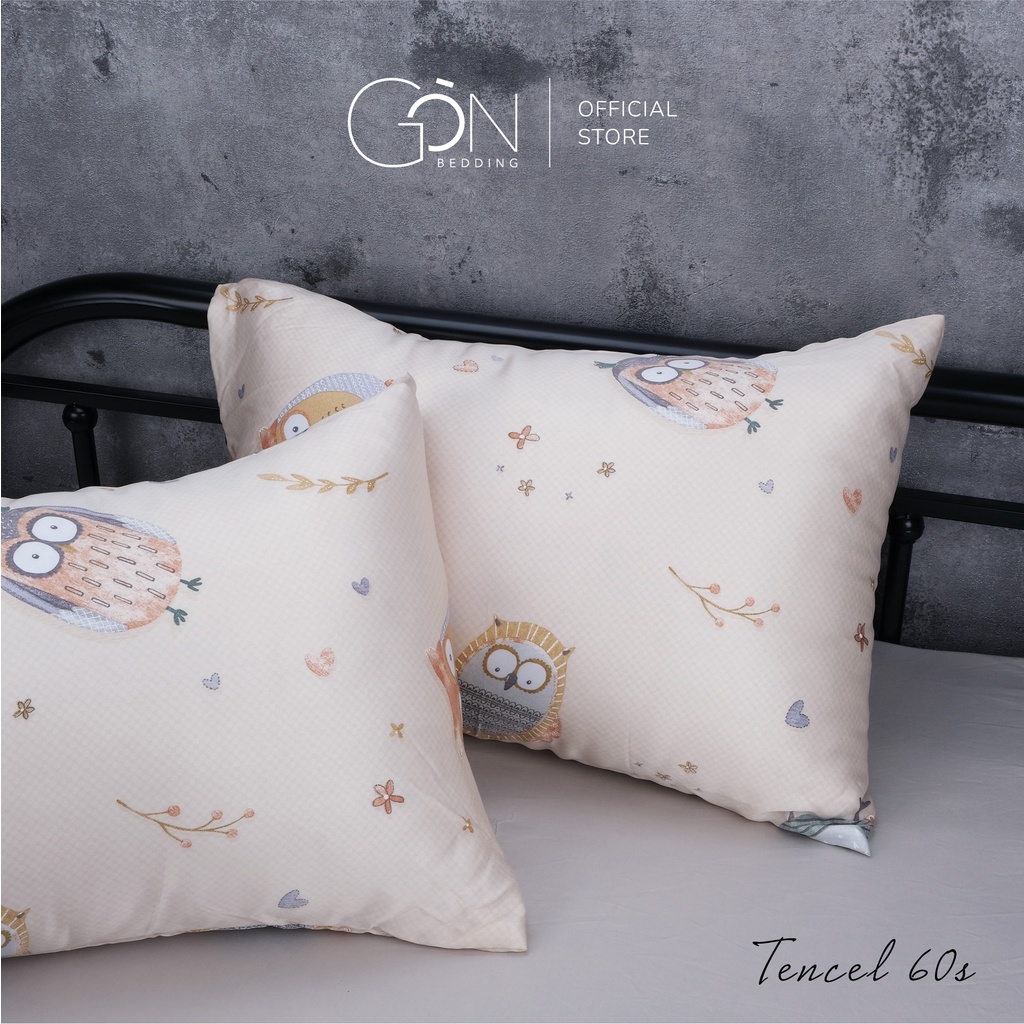 [Nhiều mẫu] 01 Vỏ Gối Nằm Gòn Bedding Lụa Tencel 60s 50x70 cm Họa Tiết | BigBuy360 - bigbuy360.vn