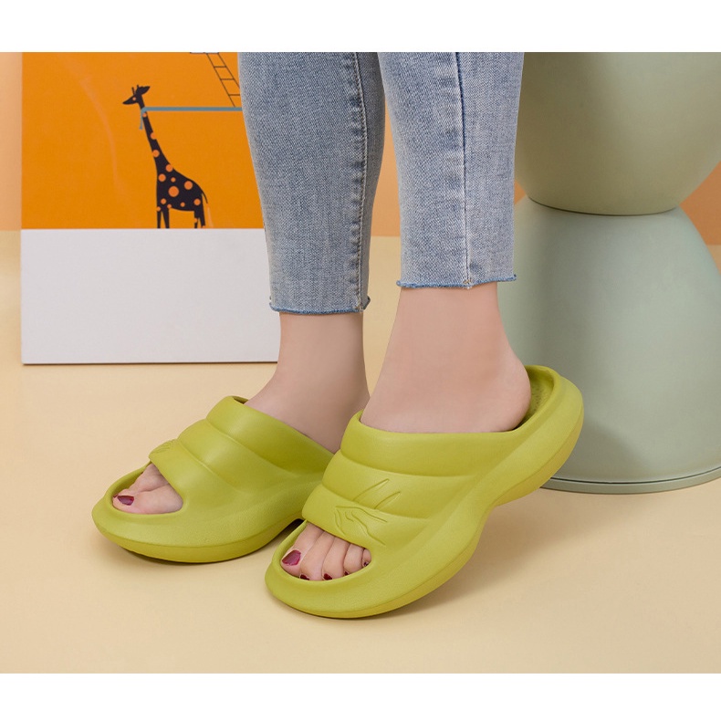 Dép Đi Trong Nhà Đế Dày 5cm Chống Trượt Thời Trang Mùa Hè Cho Nữ