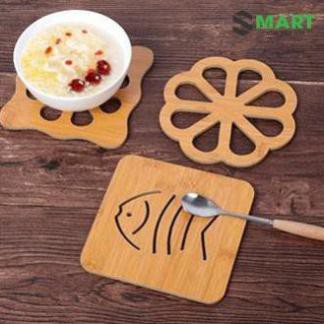 Miếng Lót Cốc Chén Bằng Gỗ Tiện Dụng Cho Mỗi Gia Đình Quin Gia Dụng Thông Minh S-mart