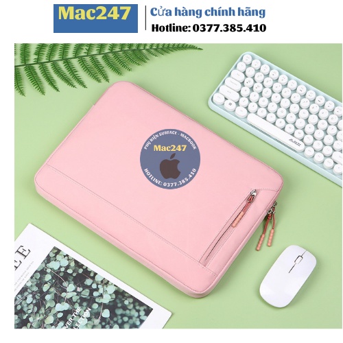 TÚI CHỐNG SỐC macbook laptop chống nước, chống va đạp đủ size 12-16inch màu HỒNG