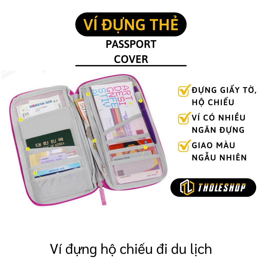 Ví Đựng Hộ Chiếu - Túi Đựng passport Và Giấy Tờ Khác Khi Đi Du Lịch Nhỏ Gọn Tiện Lợi  3385