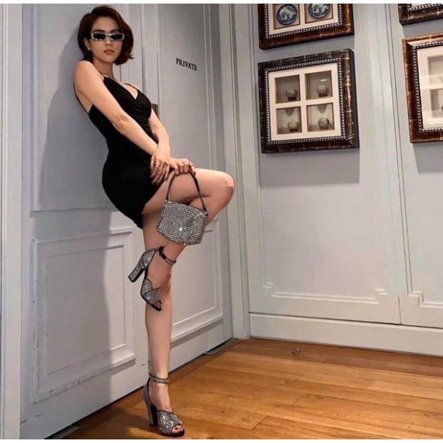 Túi Đeo Vai Kẹp Nách, Túi Kẹp Nách Đính Đá Hàng Loại 1 Size 20