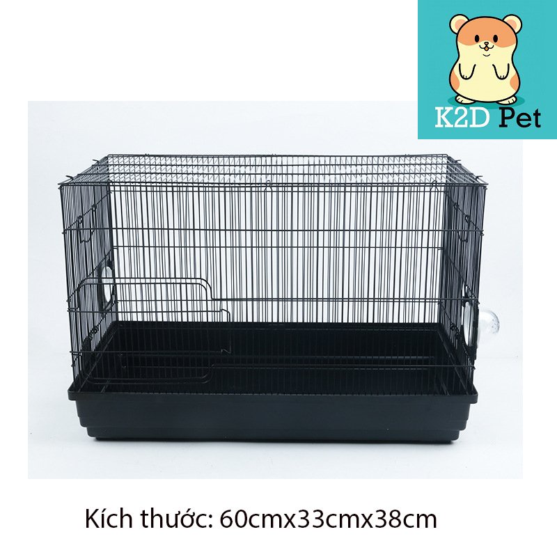 Lồng siêu to Size 60*33*38cm ko phụ kiện cho Hamster, Guinea Pig (bọ ú, chuột lang), thỏ, sóc, chinchilla