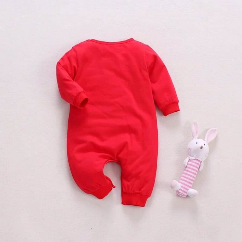 Body đỏ Tết chất cotton cho bé trai bé gái miền nam mặc tết