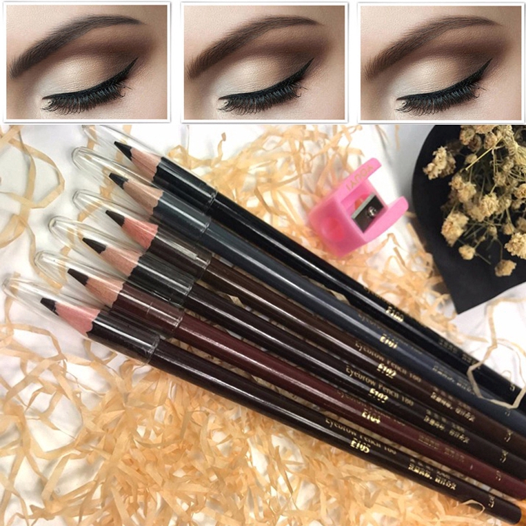 【Bán Hot】 Lông mày Pencil Waterproof Mỹ phẩm Lasting dài 6 Màu sắc GJR