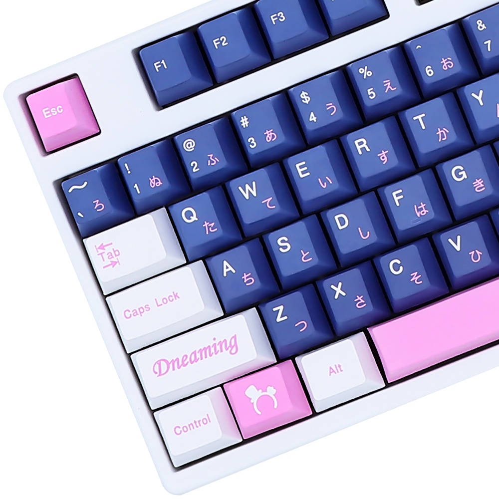 JTK Dreaming Girl keycap Bàn Phím Cơ Cherry Profile PBT 137 / 147 Chất Lượng Cao