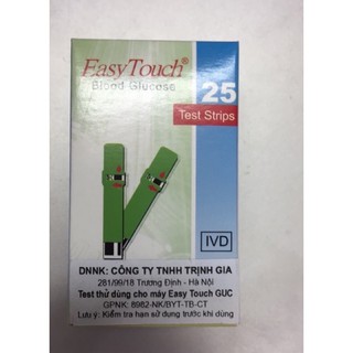 Que thử tiểu đường Easy Touch