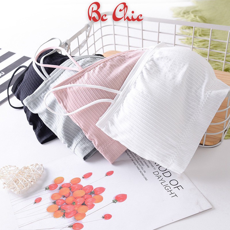 Áo Bra Nữ 2 dây hở lưng không gọng gợi cảm mẫu B809 BC_CHIC LINGERIE