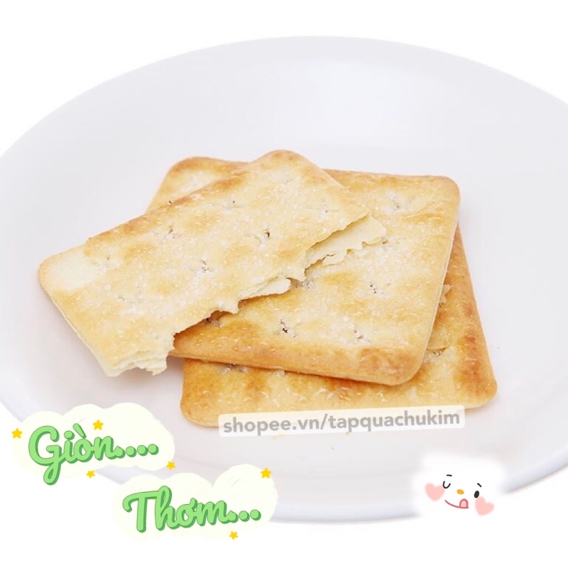 Bánh quy giòn phủ đường ROMA MALKIST sugar crackers bịch 216G  Indonesia