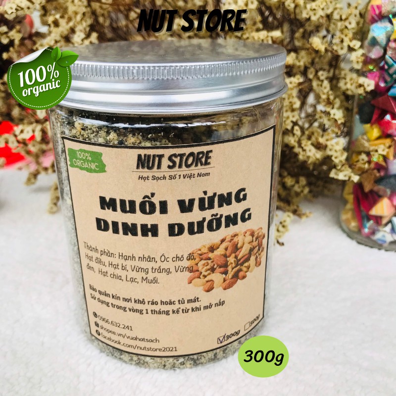 Muối vừng hạt dinh dưỡng Nut Store 500g | BigBuy360 - bigbuy360.vn