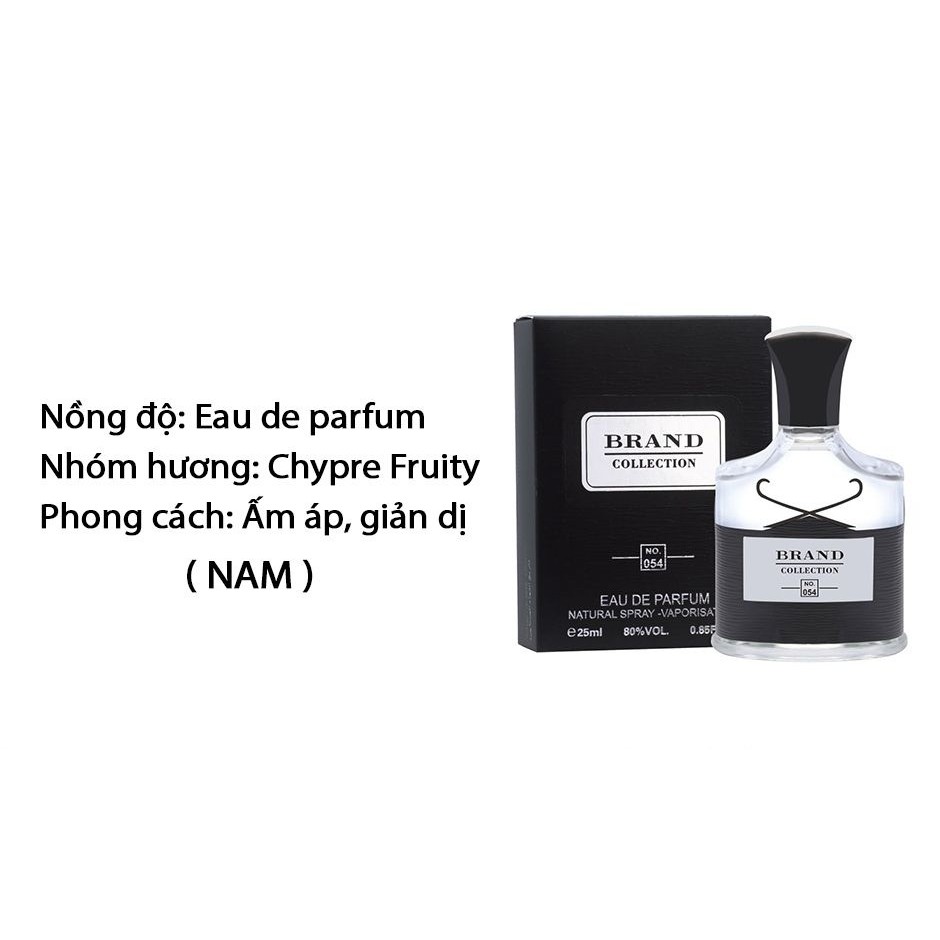 Nước hoa NAM, NỮ 25ml Thuộc Seri Mùi Hương Cao Cấp Brand Collection Lưu hương 6-8h của Hãng Gia Công Nổi Tiếng CARLOTTA | Thế Giới Skin Care