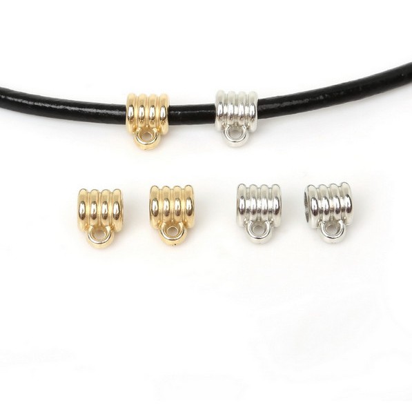 Set 40 Hạt Cườm Mạ Vàng / Bạc 6mm Dùng Làm Trang Sức DIY